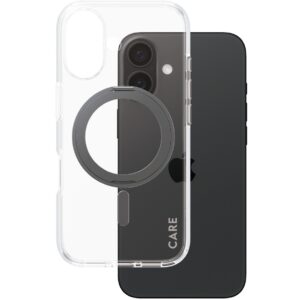 Aksesorë për telefon CARE / Kickstand Case / MagSAFE / iPhone 16 - Zezë