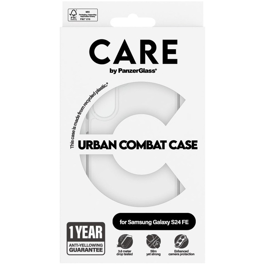 Aksesorë për telefon CARE Flagship Urban Combat Case / Samsung Galaxy S24 FE – Tejdukshme - Figura 4