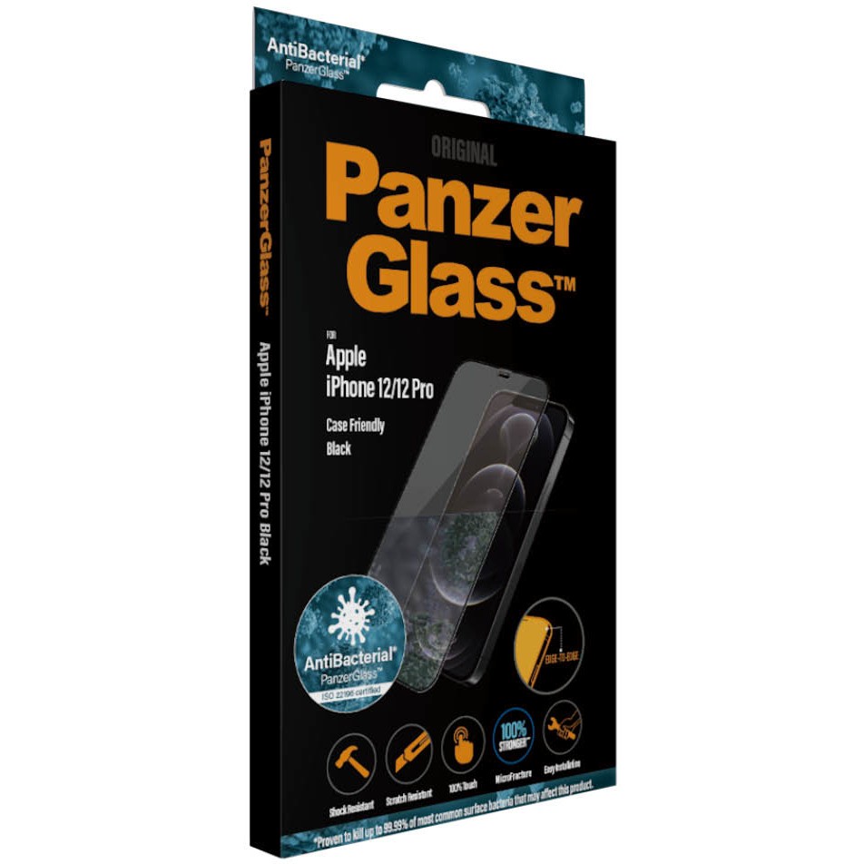 Aksesorë për telefon PanzerGlass / E2E Screen Protector / iPhone 12 / 12 Pro - Antibacterial - Figura 4