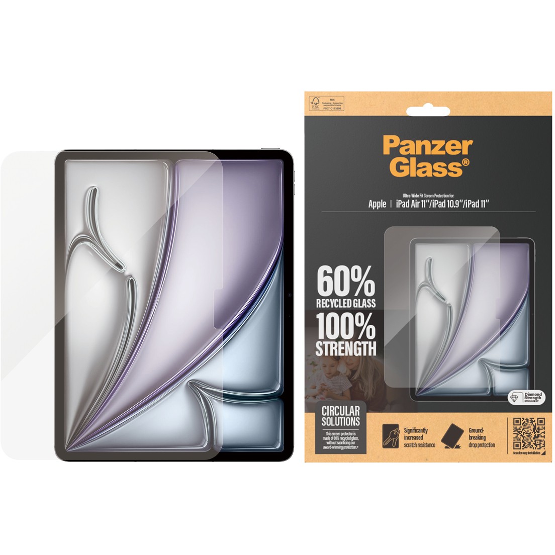 Aksesorë Apple PanzerGlass / Screen Protector UWF / iPad Air 11" (24) & iPad 10.9" - Figura 2
