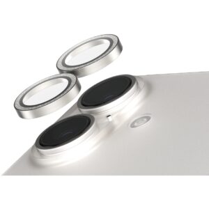 Aksesorë për telefon SAFE / Camera Protector Glitter / iPhone 16 & 16 Plus - Argjend