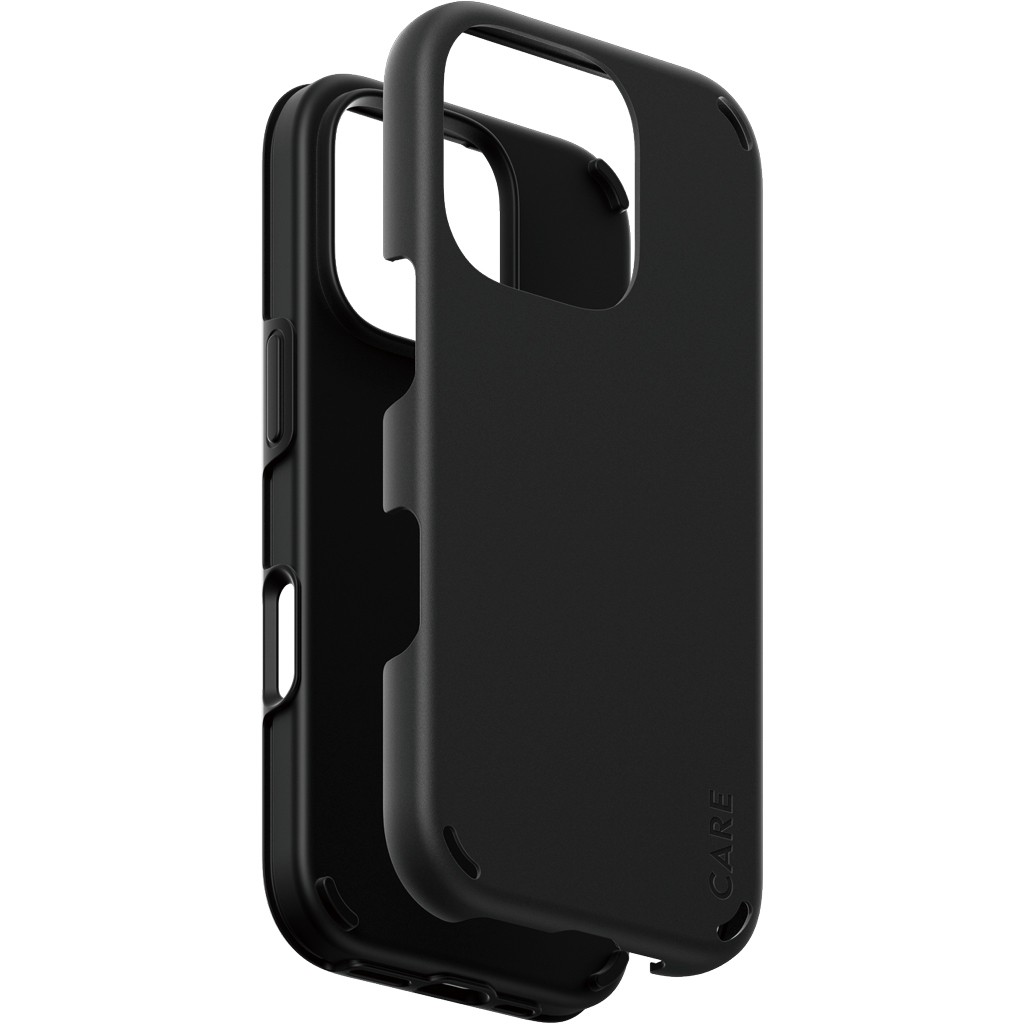 Aksesorë për telefon CARE / Case Feature Double Defence / iPhone 16 Pro - Zezë