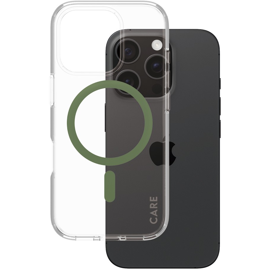 Aksesorë për telefon CARE / Case Flagship MagSafe / iPhone 16 Pro - Gjelbër