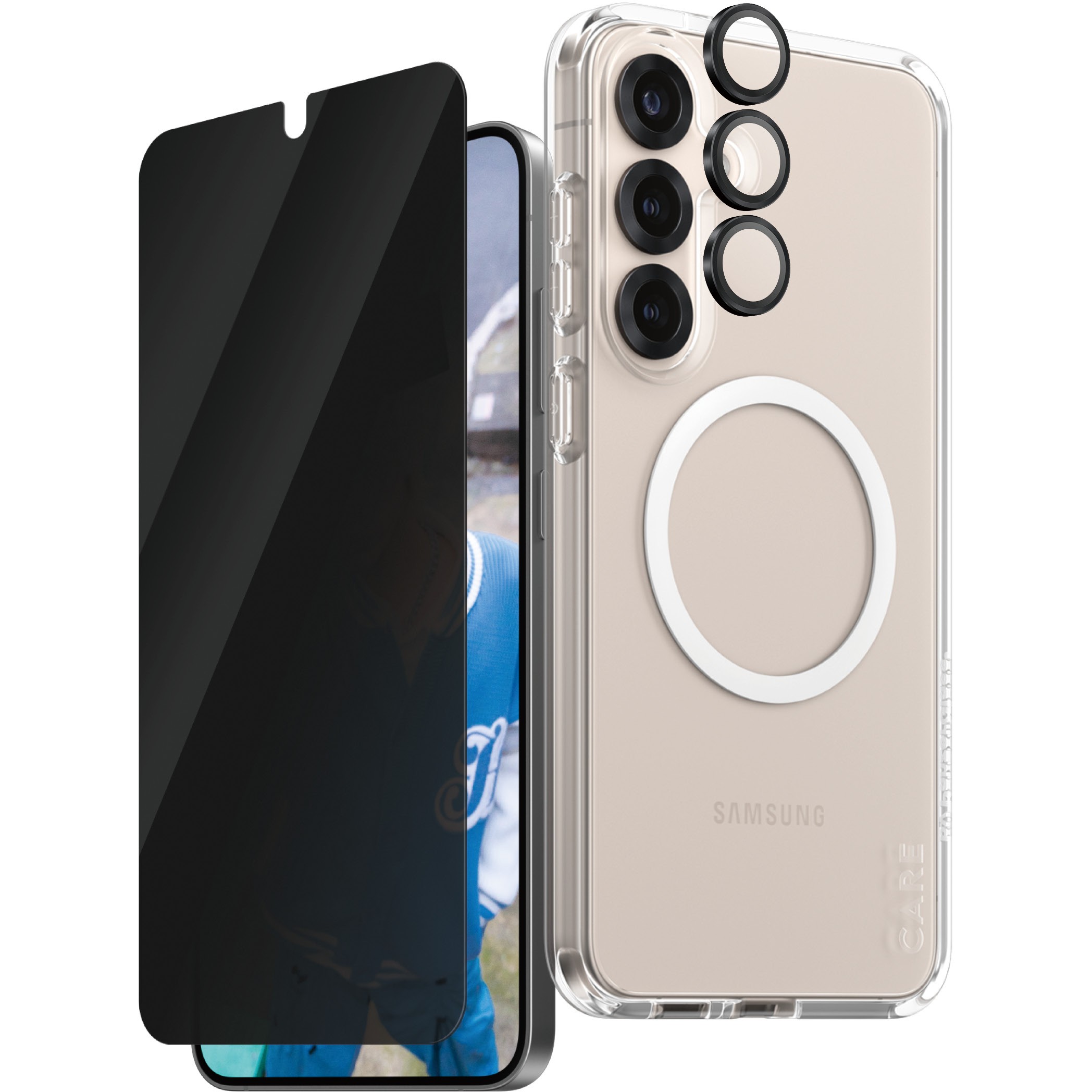 Aksesorë për telefon CARE / Flagship 3-in-1 Privacy Bundle /Galaxy S25 Plus