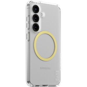 Aksesorë për telefon CARE Flagship Case Clear with Chardonnay / Qi-Compatible for Galaxy S25