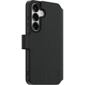 Aksesorë për telefon CARE Feature Wallet Case me Kickstand për Samsung Galaxy S25 - Zezë