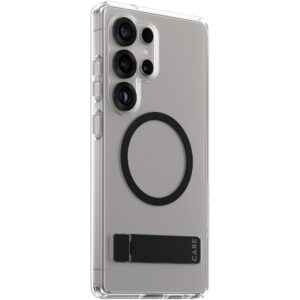 Aksesorë për telefon CARE Feature Case për Galaxy S25 Ultra me Kickstand - Transparente