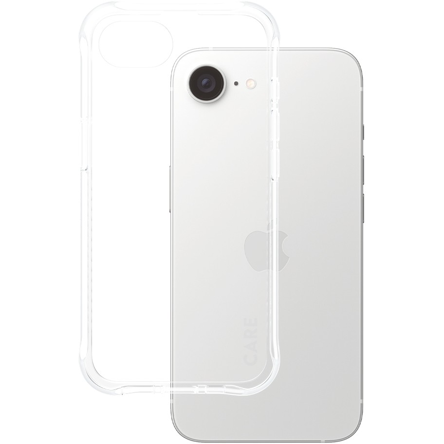 Aksesorë për telefon CARE Case Fashionable Samba për iPhone 16e – Transparente