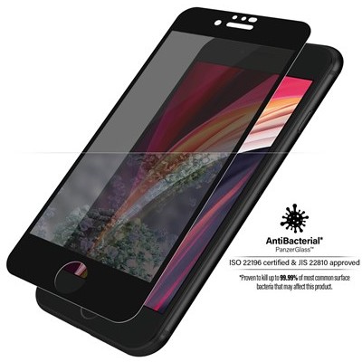 Aksesorë për telefon PanzerGlass Privacy Screen Protector Edge-to-Edge për iPhone SE / 8 / 7 / 6 / 6s – Paketim BULK