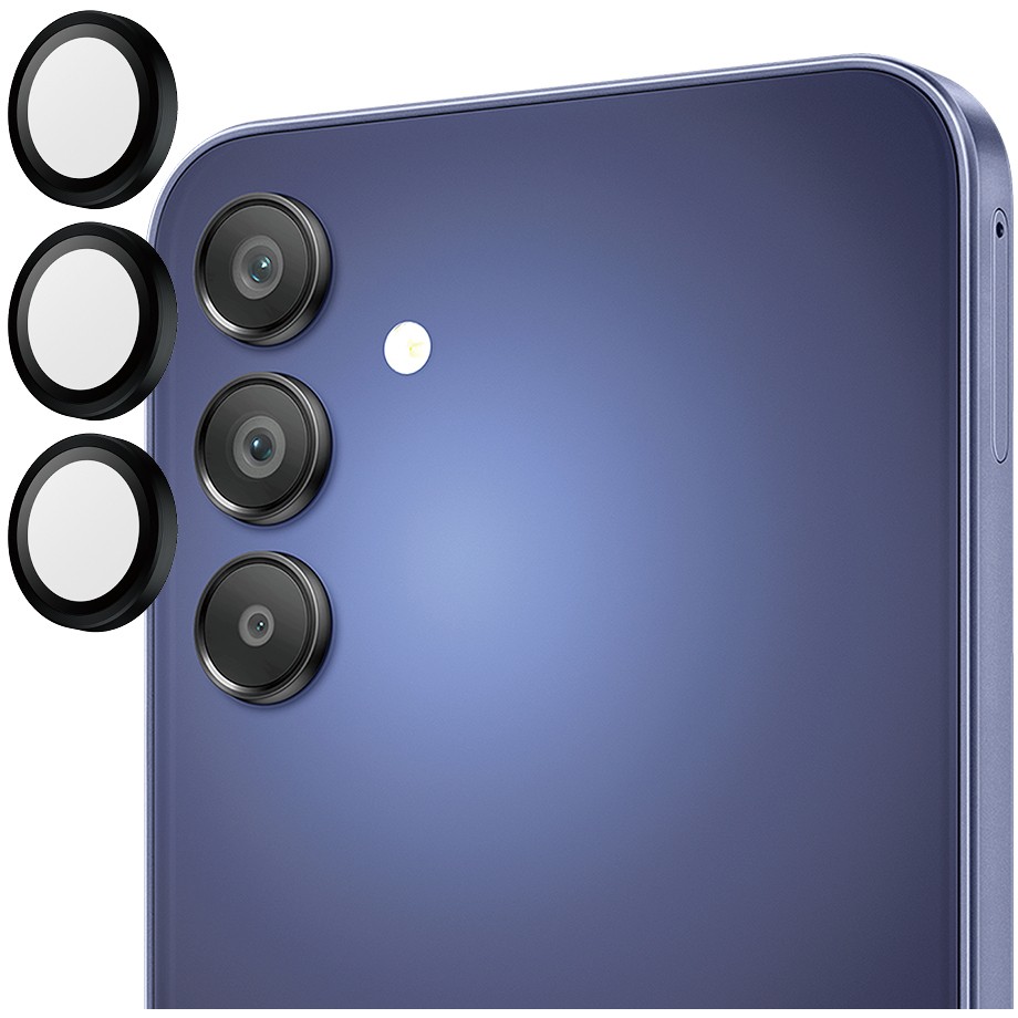 Aksesorë për telefon PanzerGlass Hoops Black Lens Protector for Samsung Galaxy A16