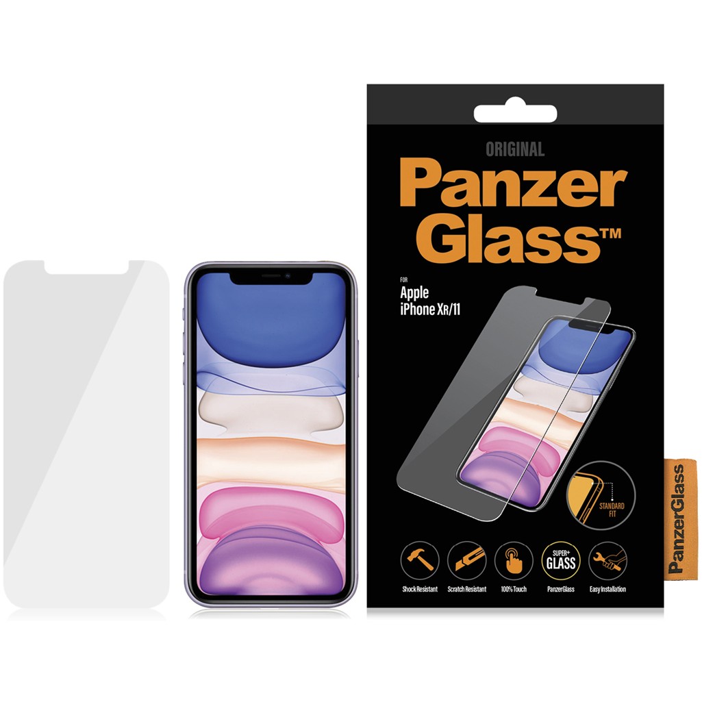 Aksesorë për telefon PanzerGlass Screen Protector for Apple iPhone 11/XR – Bulk Pack