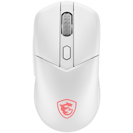 Maus Gaming MSI VERSA 300 W/ Gaming/ Optical/ 8 Butona/ RGB/ Dual Wireless – Bardhë
