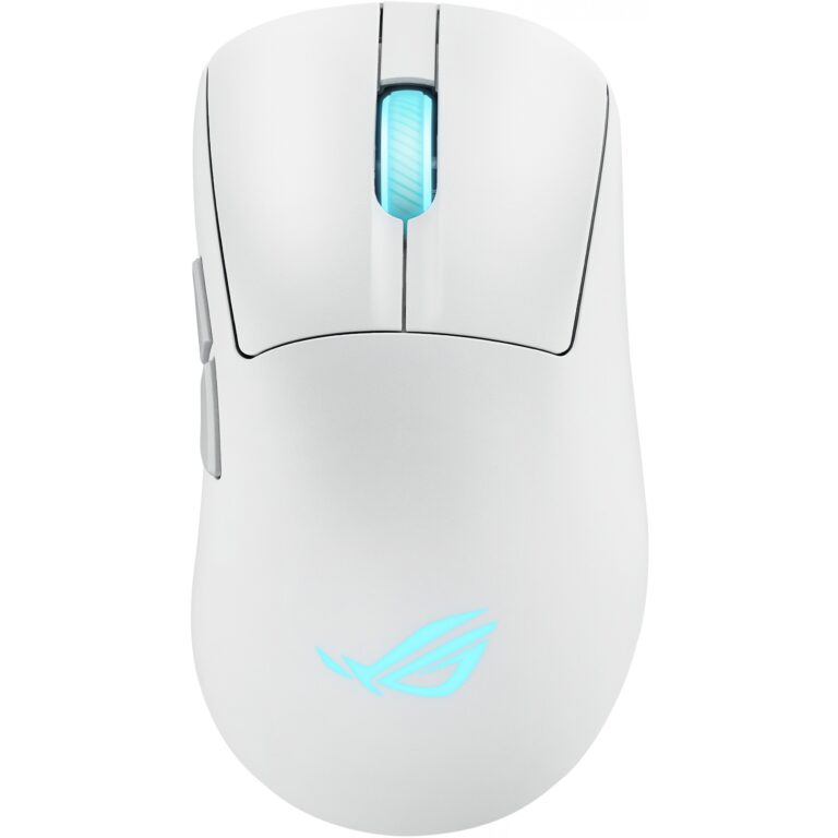 Maus Gaming ASUS ROG Keris II ORIGIN/ Gaming/ Optical/ 8000 Hz Polling Rate/ 9 Butona – Bardhë