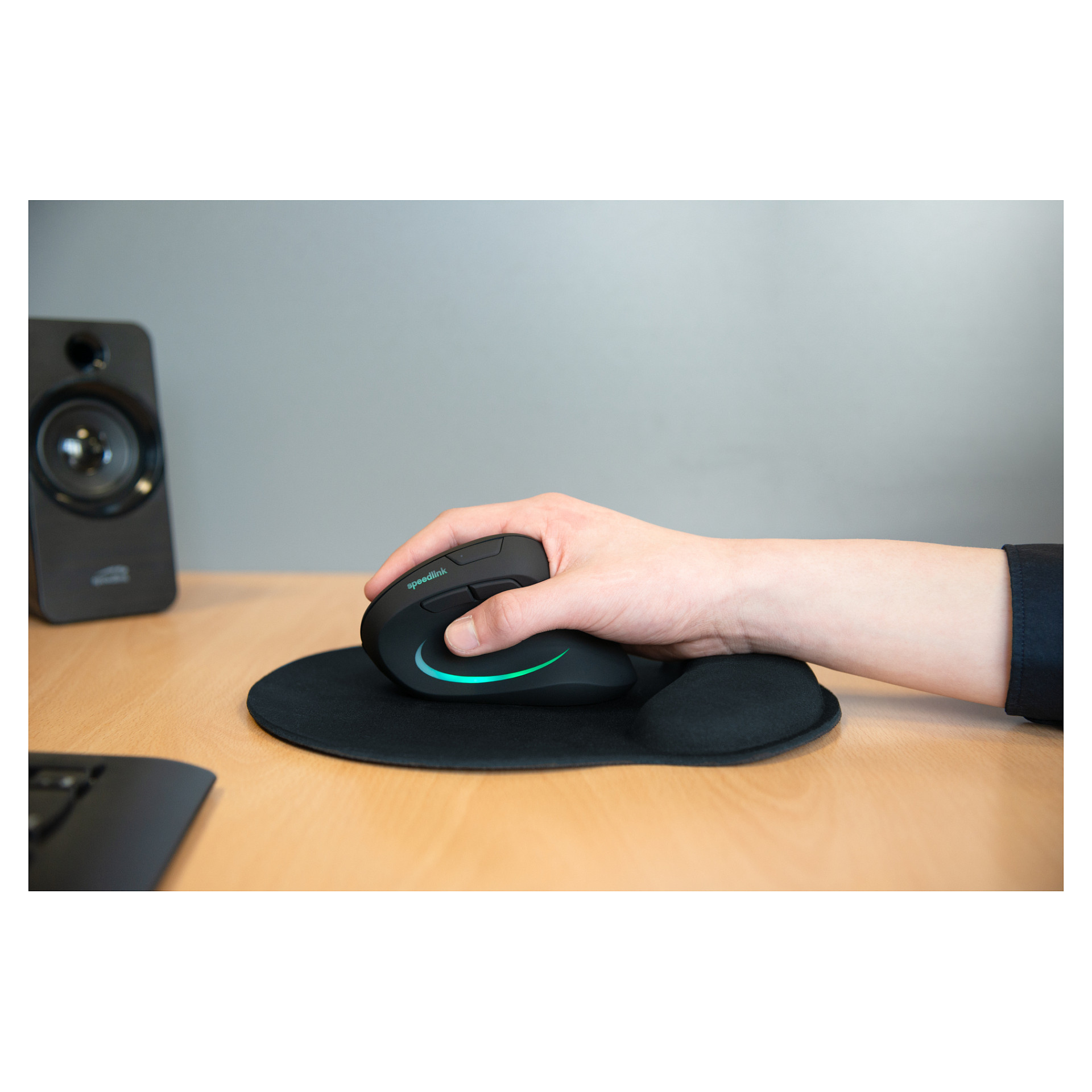 Mauspad me mbështetëse kyçi Speedlink VELLU Memory Foam - Zezë - Figura 4