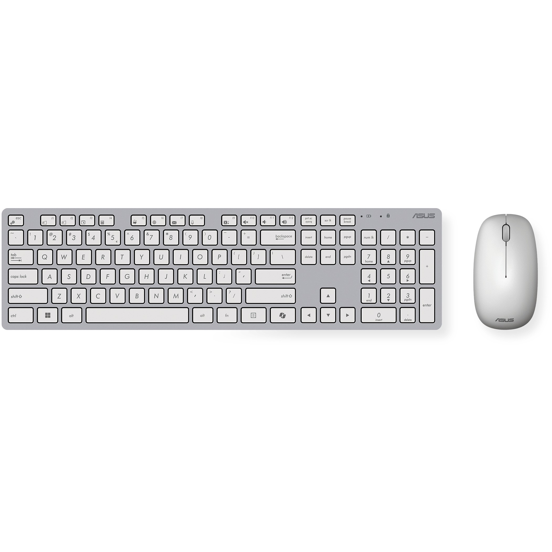 Combo (Tastierë & Maus ) Asus W5000 Wireless Keyboard and Mouse Set / German Layout - Bardhë