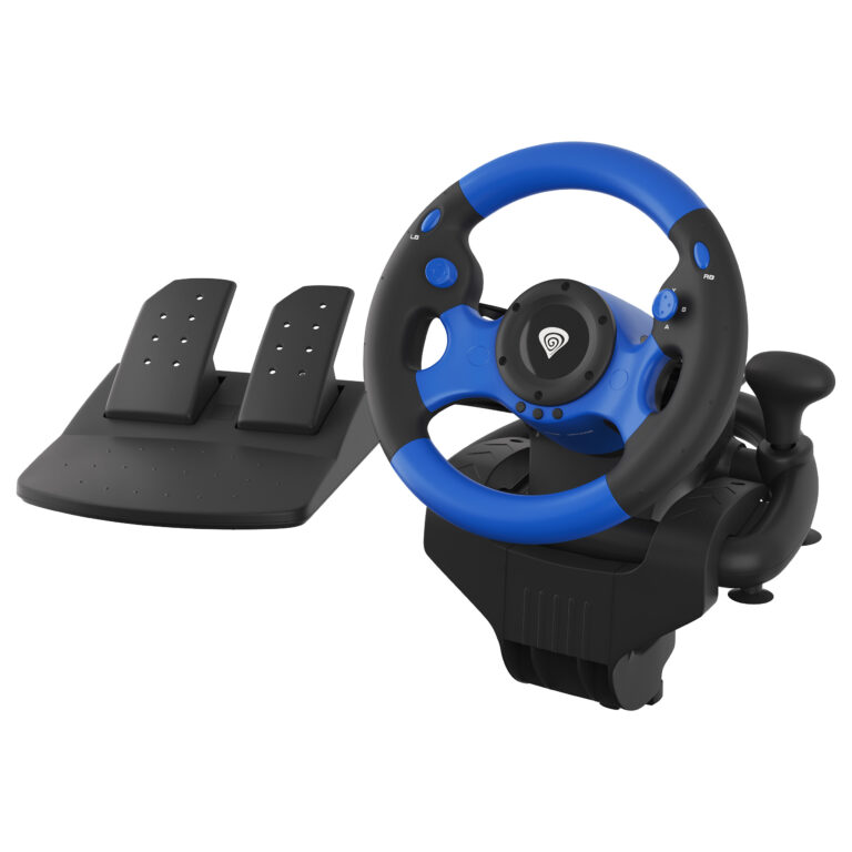 Timon & Pedale Genesis Gaming Lenkrad SEABORG 350 / PC / Xbox / PlayStation