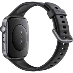 Rripa për ora Huawei Watch Fit 4 (Seiya-B19F)  Rrip Fluoroelastomer– Zezë