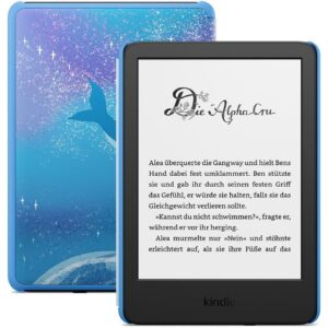 E-book Kindle Kids Edition / 16GB-(Dizajn me balenë dhe yje)