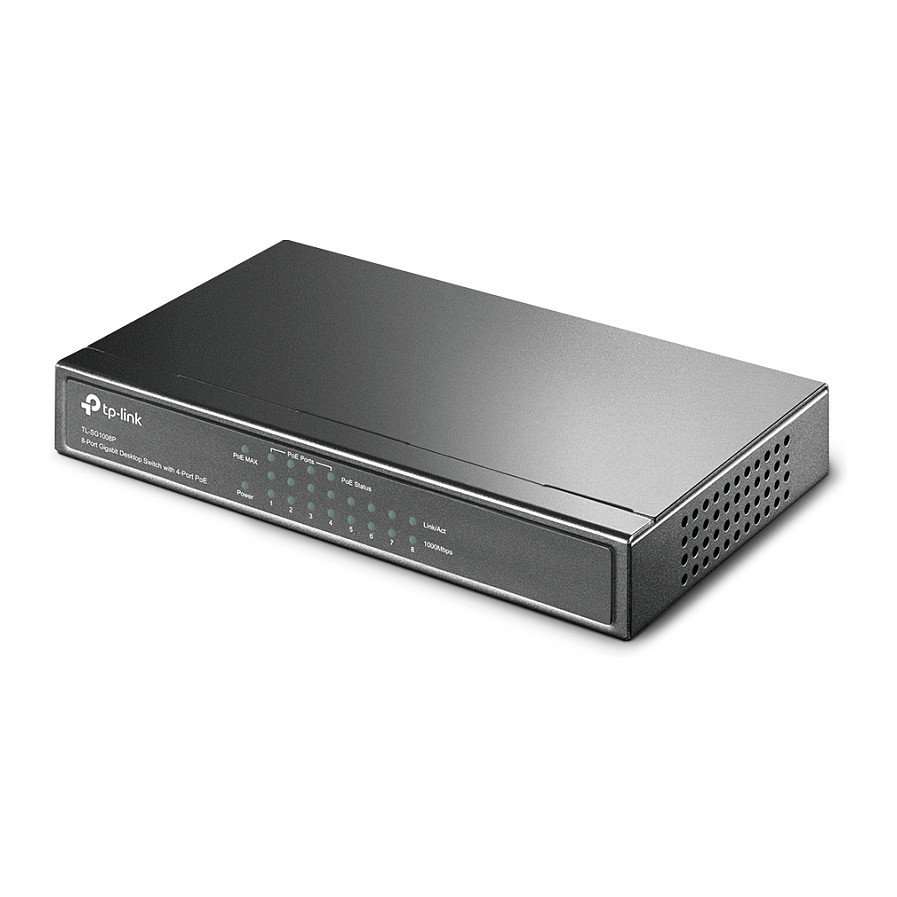 TP-Link TL-SG1008P 8-Port Gigabit PoE+ Switch me 4x PoE Ports 64W Unmanaged Desktop Network Switch - Figura 3
