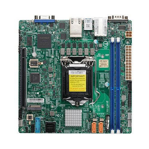Pllakë Amë Server Supermicro Mini-ITX / LGA-1200 / E-2300 (10th Gen)