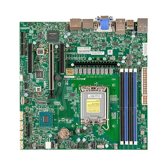 Pllakë Amë Intel Supermicro X13SAZ-F / Micro-ATX /  Socket LGA 1700 për 14th/13th/12th Gen CPU / DDR5