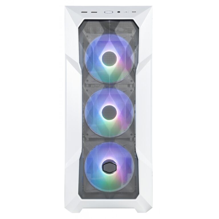 Kasë Midi Tower CoolerMaster MasterBox TD500 ARGB V2 – Bardhë