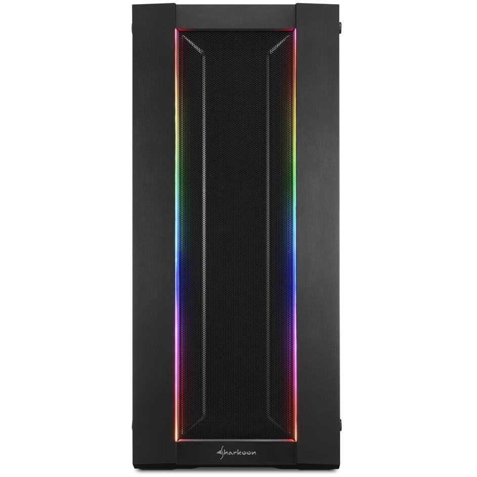Kasë Sharkoon Elite Shark CA200M ATX/E-ATX 1xGlas – Zezë - Figura 2