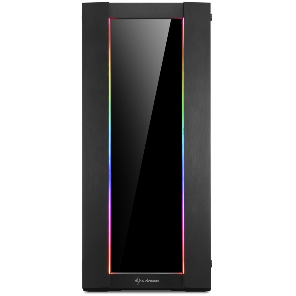 Kasë Sharkoon Elite Shark CA200G ATX/E-ATX 1xGlas – Zezë - Figura 2