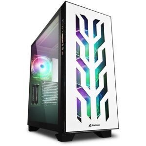Kasë Sharkoon Elite Shark CA300T ATX/E-ATX 2xGlas – Bardhë