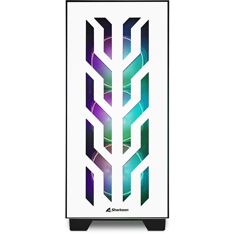 Kasë Sharkoon Elite Shark CA300T ATX/E-ATX 2xGlas – Bardhë - Figura 2