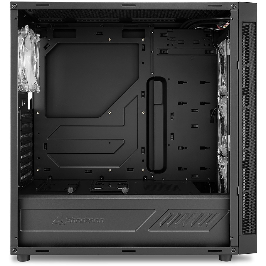 Kasë Sharkoon TG6M RGB ATX 1xGlas – Zezë - Figura 5