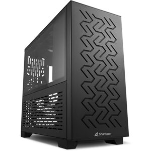 Kasë Sharkoon MS-Z1000 mATX/ITX 1xGlas – Zezë