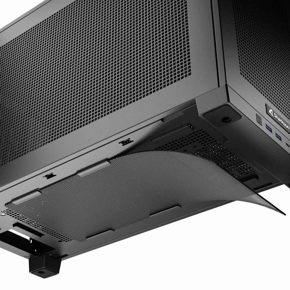 Kasë Sharkoon Rebel C20 RGB ITX 1xMetall – Zezë - Figura 5