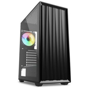 Kasë Sharkoon VK3 RGB ATX 1xGlass - Zezë