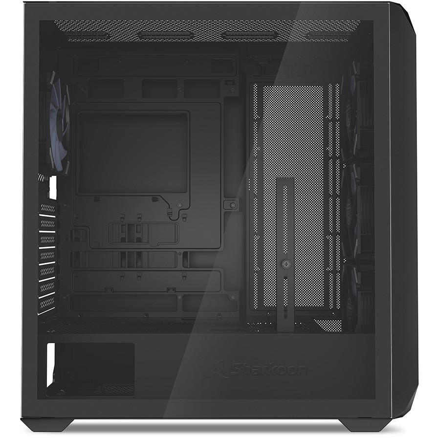 Kasë Sharkoon AK4W RGB ATX 1xGlass - Zezë - Figura 4