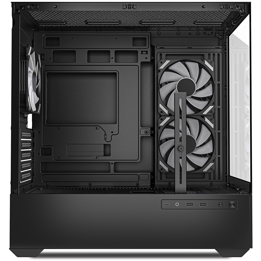 Kasë Sharkoon MK6 RGB Micro-ATX 1xGlass - Zezë - Figura 5