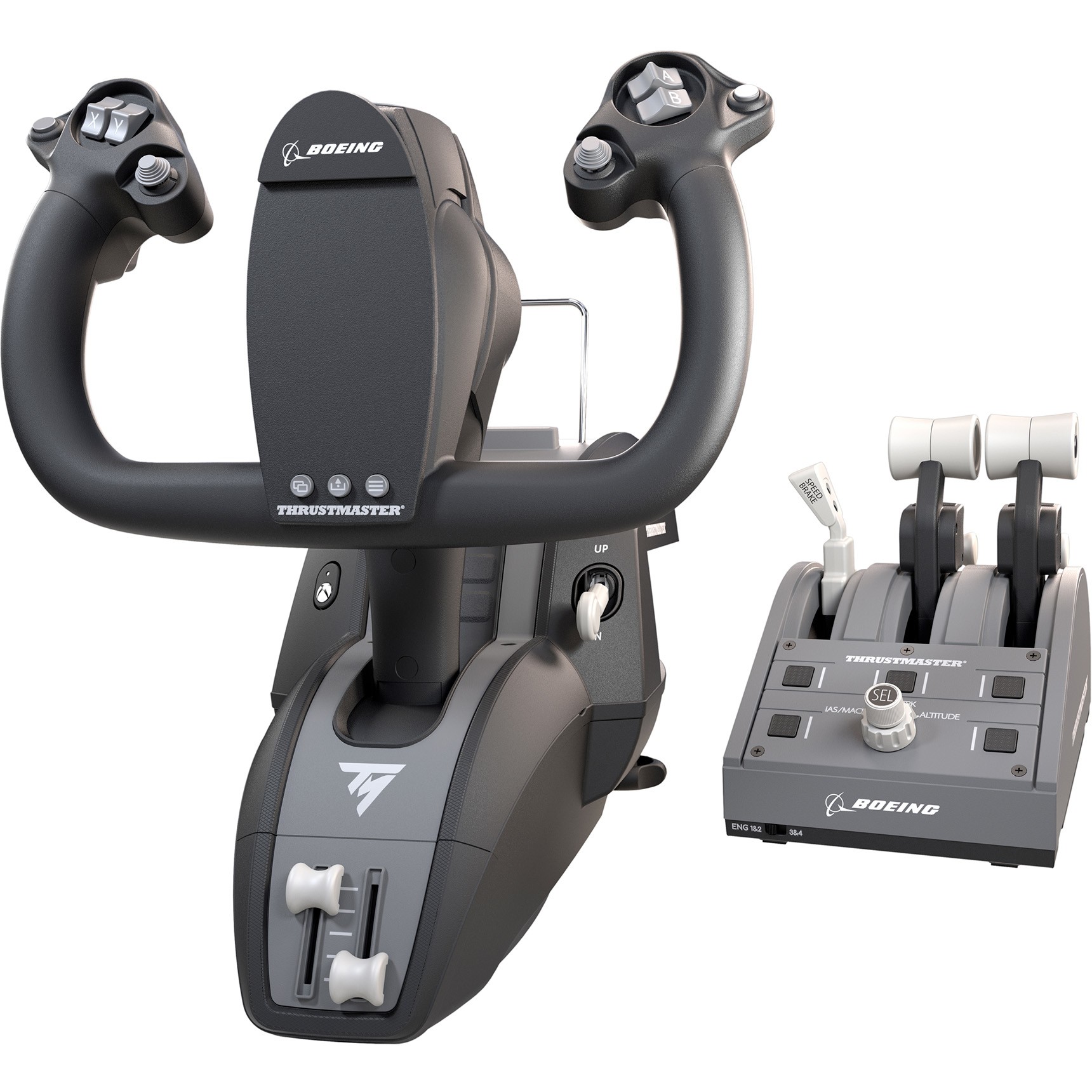 Kontroller,Timon & Pedale Thrustmaster TCA Yoke Pack Boeing Edition / Civil Aviation Flight Controls for PC - Zezë