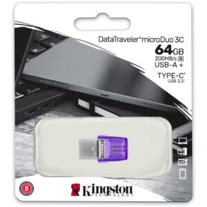 USB Flash Drive STICK 64GB Kingston DataTraveler microDuo 3C - Vjollcë