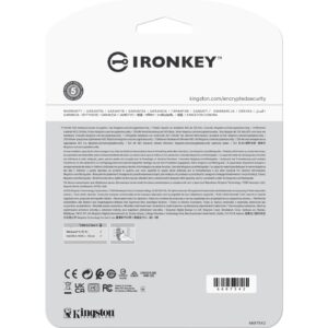 USB Flash Drive STICK 512GB Kingston IronKey Vault Privacy 50 - Blu