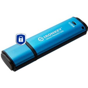 USB Flash Drive STICK 512GB Kingston IronKey Vault Privacy 50C AES-256 - blu