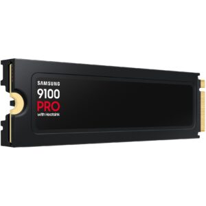 SSD e Brendshme Samsung 9100 PRO 2TB Internal M.2 NVMe PCIe 5.0 SSD with Heatsink – 14,800 MB/s Read, 13,400 MB/s Write, Gaming