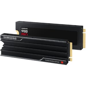 SSD e Brendshme Samsung 9100 PRO 4TB Internal M.2 NVMe PCIe 5.0 SSD with Heatsink – 14,800 MB/s Read, 13,400 MB/s Write, Gaming