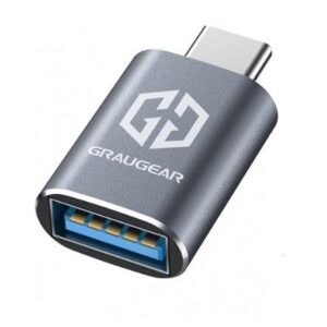 GRAUGEAR USB 3.2 Gen2 Adapter Type‑A to Type‑C / Plug / 2 copë