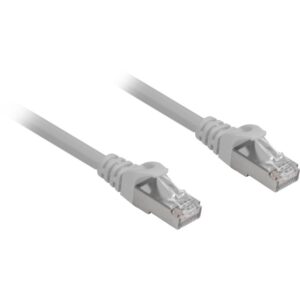 Kabllo për Rrjet  Sharkoon Patch Cable S/FTP RJ-45 Cat.6a LSOH / 20m - Gri
