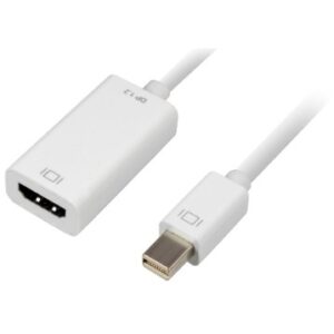 Kabllo DisplayPort Sharkoon Mini → HDMI 15 cm - Bardhë