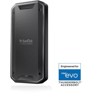 SSD e Jashtme SANDISK Professional Pro G40 4TB Thunderbolt 3 40Gbps USB-C 10Gbps Ultra-rugged IP68 dust/water resistance