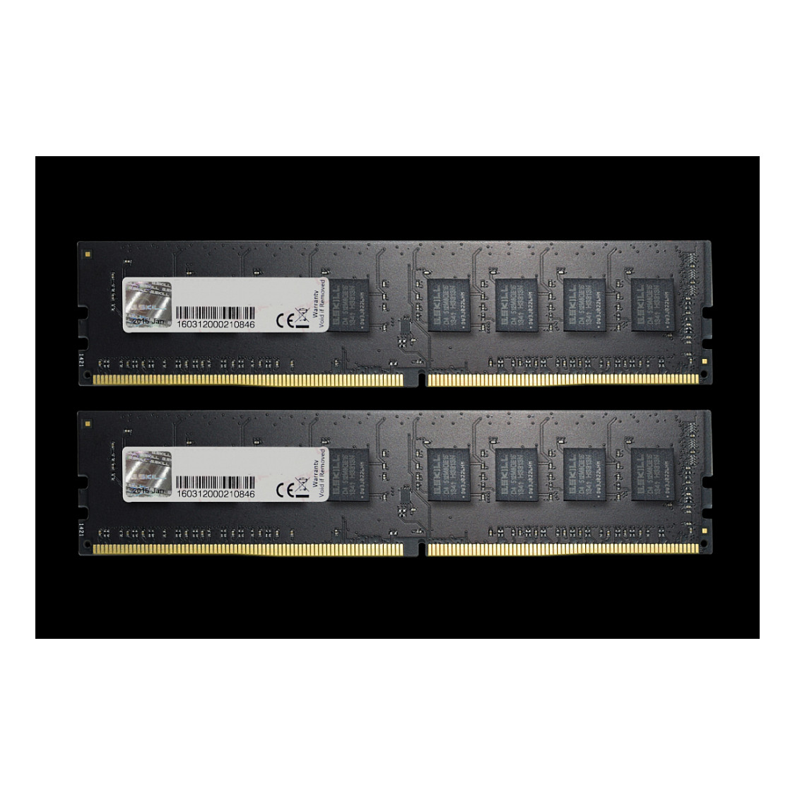RAM Memorie DDR4 G.Skill DIMM PC2666 / 16GB / 2×8GB / Dual‑Kit / CL19 16GNT