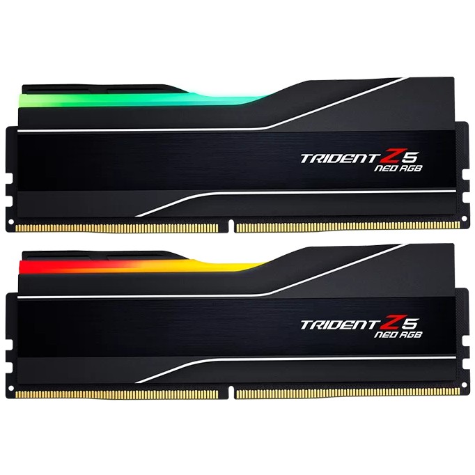 RAM Memorie DDR5 G.Skill Trident Z5 NEO RGB 32GB (2x16GB) 6400MHz CL32 Dual Channel Kit / TZ5NR (AMD EXPO, Black) - Figura 3