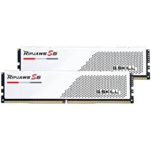 RAM Memorie G.Skill Ripjaws S5 DDR5-6000 CL36 / 96GB (2x48GB) / DIMM / Dual-Kit / Intel XMP – Bardhë