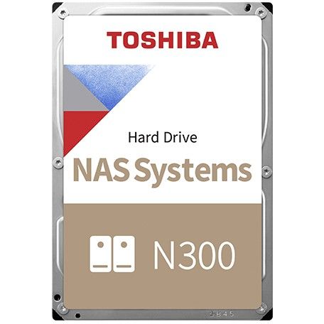 HDD e Brendshme Toshiba 8.9cm 3.5" 6TB SATA3 NAS N300 7200RPM intern bulk